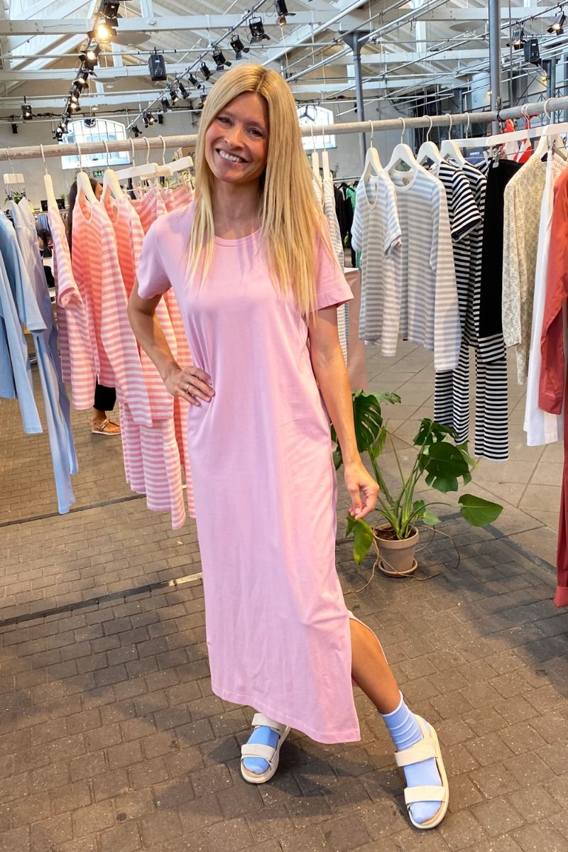 Basic Apparel - Kjole - Rebekka Dress - Pink Nectar