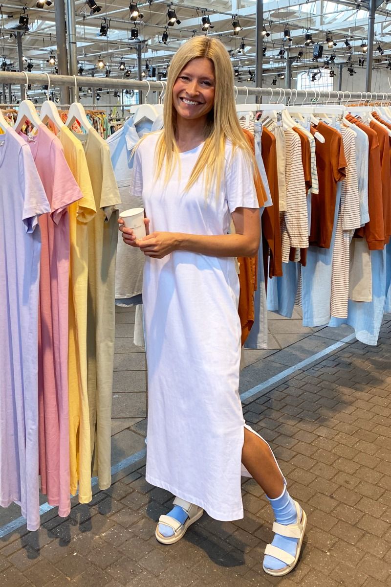 Basic Apparel - Kjole - Rebekka Dress - White