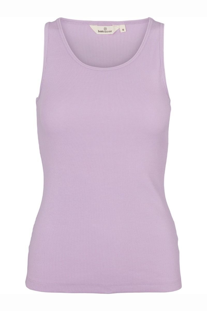Basic Apparel - Top - Ludmilla Tank - Lavendula