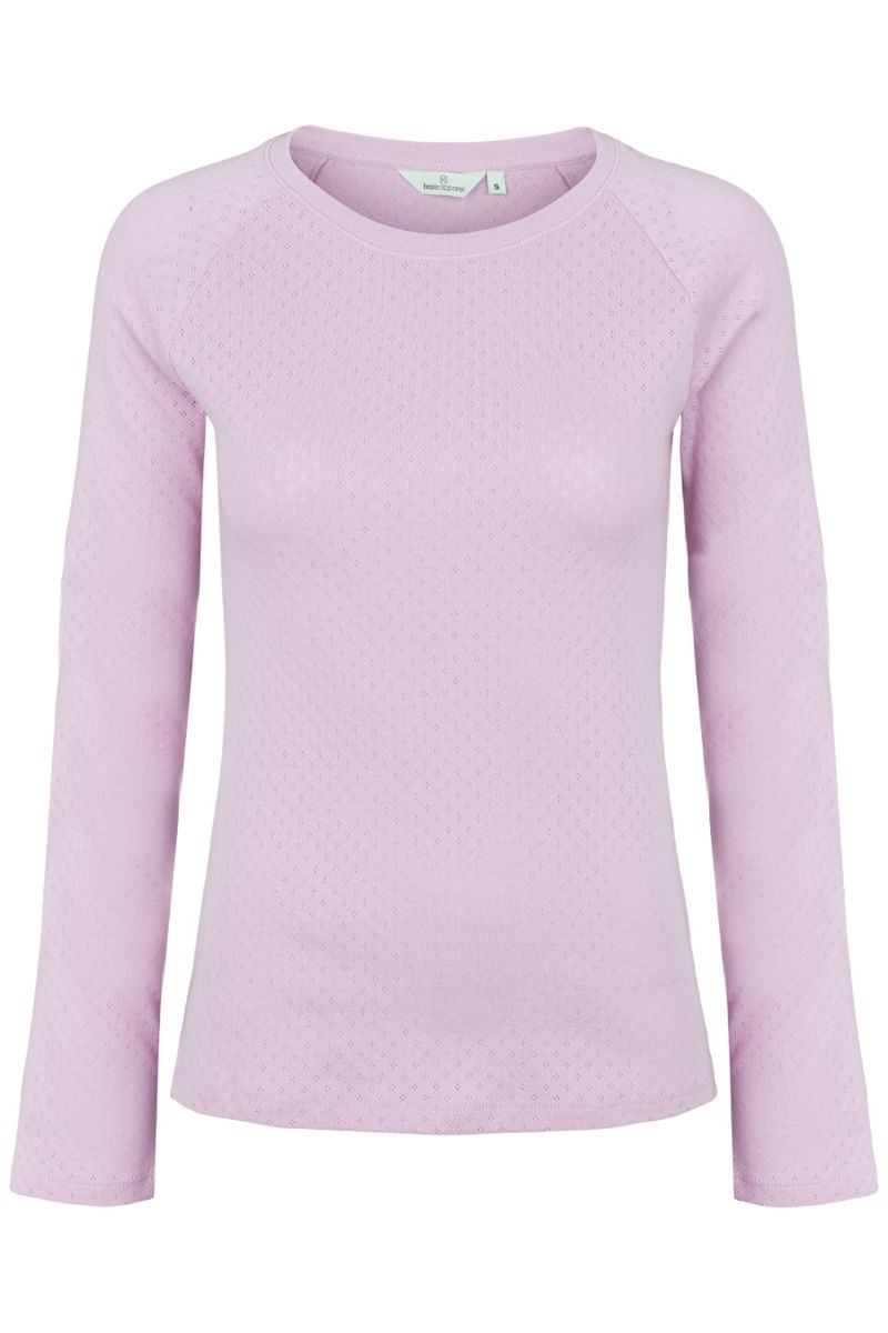 Basic Apparel - Bluse - Arense LS Tee - Lavendula