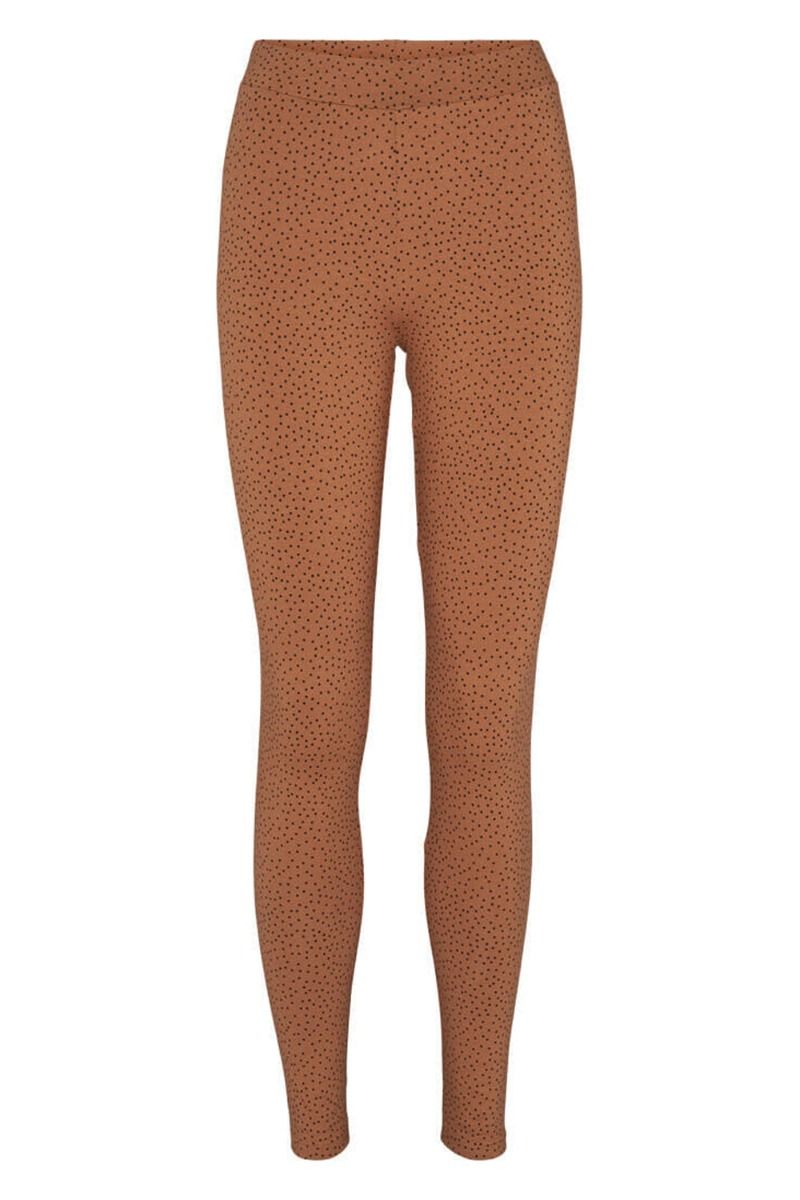 Basic Apparel - Leggings - Elba Leggings - Chipmunk/Black 