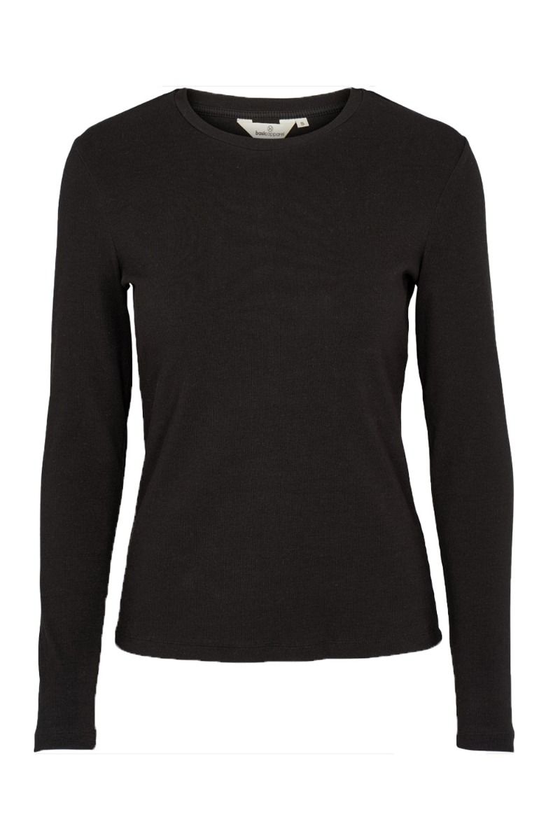 Basic Apparel - Bluse - Ludmilla LS Tee - Black