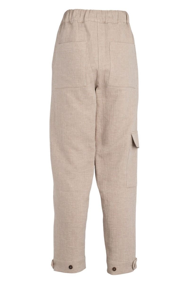 Basic Apparel - Bukser - Chervil Cargo Pants - Sepia Tint