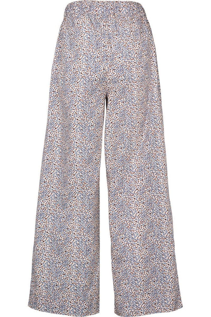 Basic Apparel - Bukser - Hazel Pants - Cashmere Blue/Leather Brown/Limoges/Sand Dolla