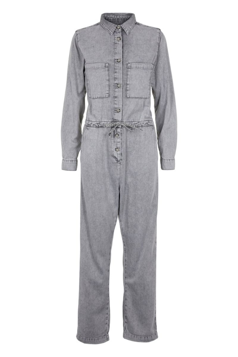 Basic Apparel - Jumpsuit - Bluebell Jumpsuit - Grey