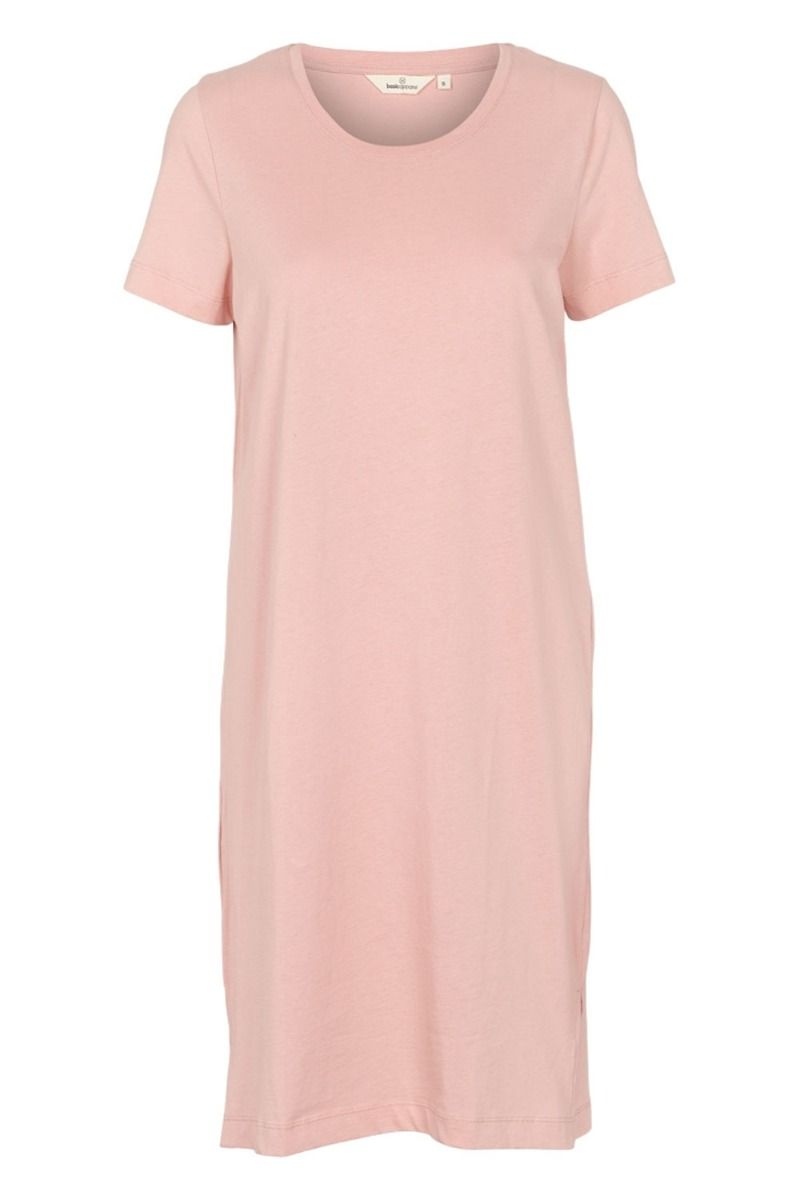Basic Apparel - Kjole - Rebekka Short Dress - Rose Tan