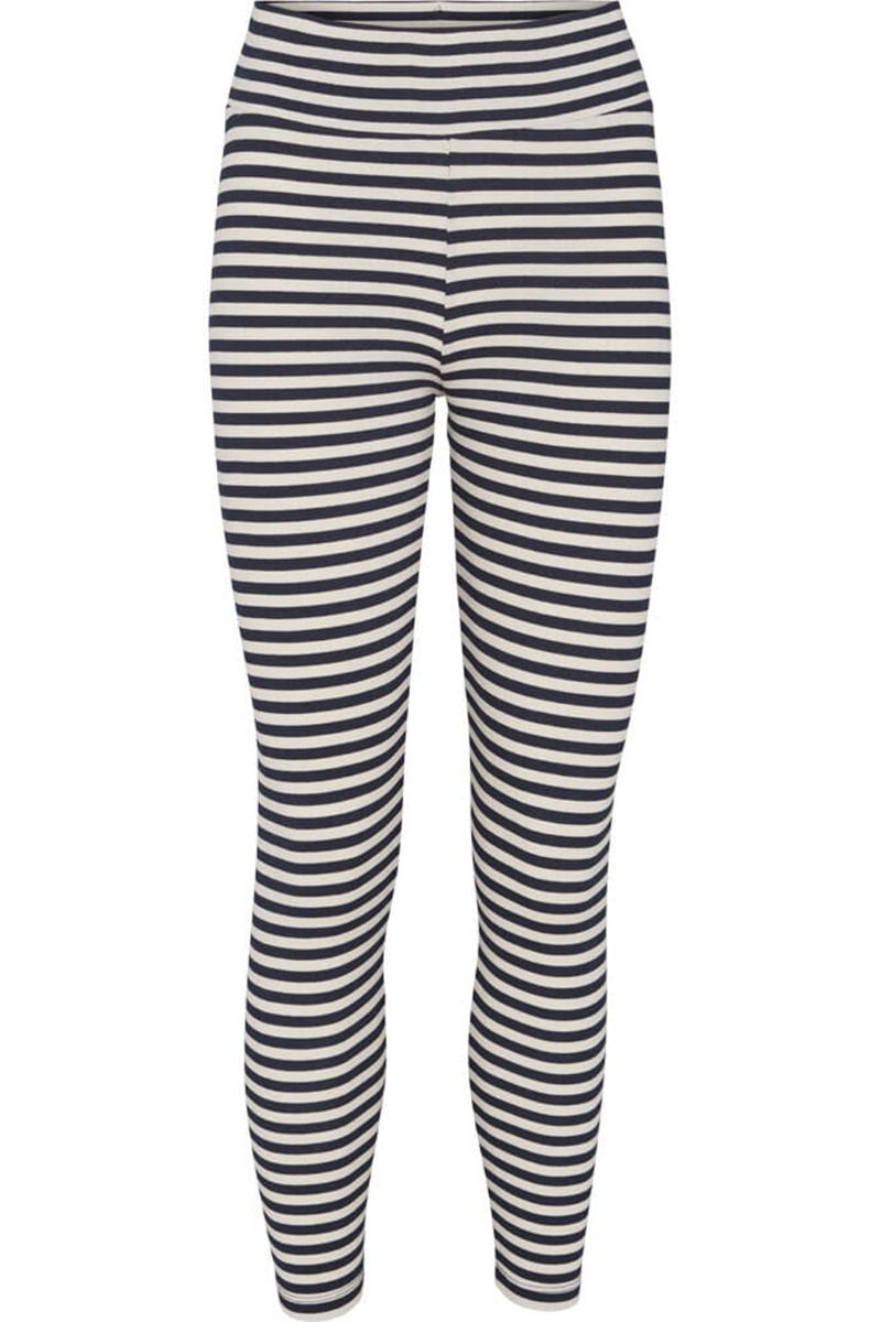 Basic Apparel - Leggings - Ludmilla Tights - Birch/Navy