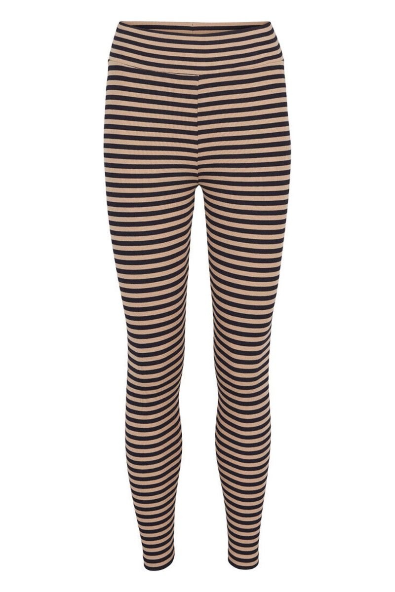 Basic Apparel - Leggings - Ludmilla Tights - Black/Amphora