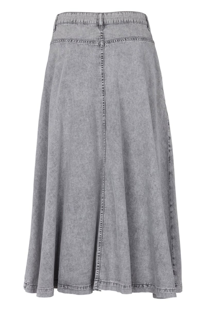 Basic Apparel - Nederdel - Bluebell Skirt - Grey