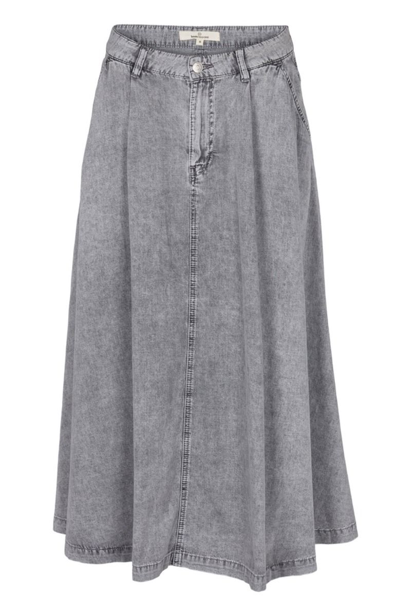Basic Apparel - Nederdel - Bluebell Skirt - Grey