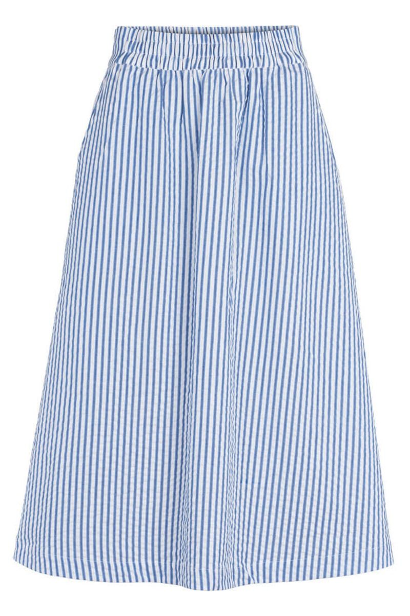 Basic Apparel - Nederdel - Tilde Skirt - Limoges/Bright White