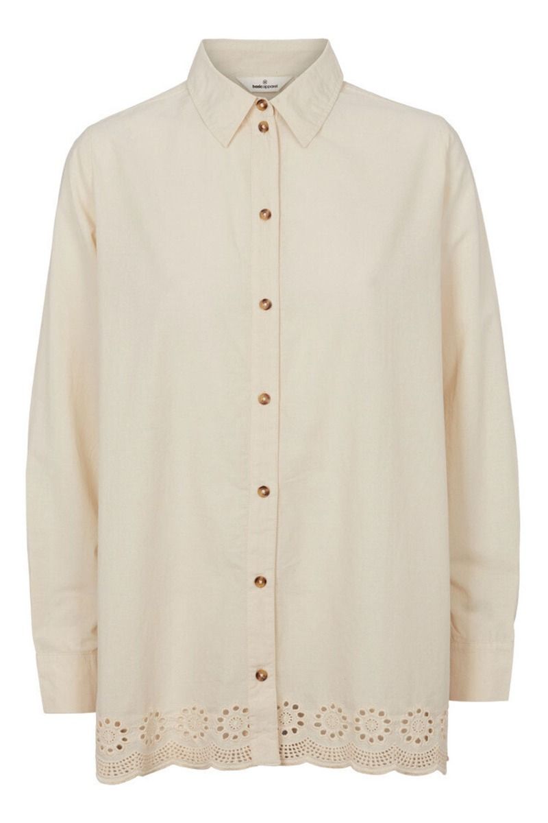 Basic Apparel - Skjorte - Hyacinth Shirt - Birch