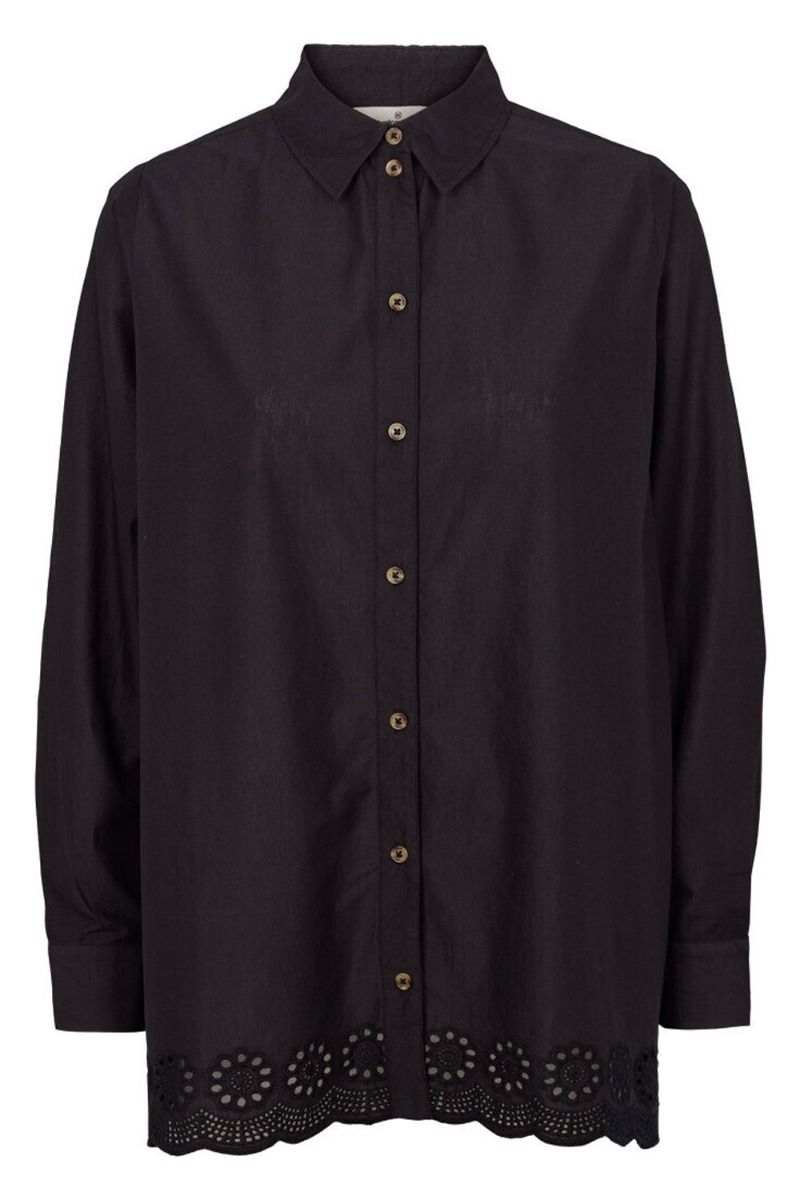 Basic Apparel - Skjorte - Hyacinth Shirt - Black