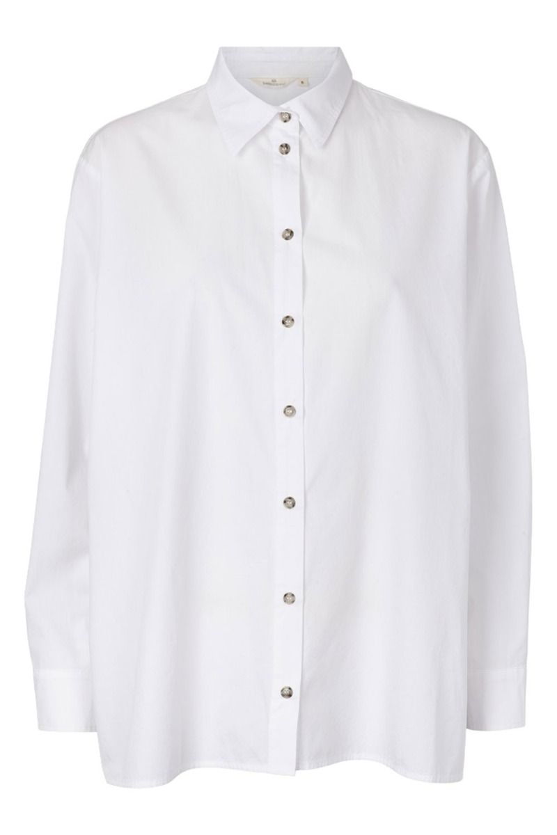 Basic Apparel - Skjorte - Vilde Loose Shirt - Bright White