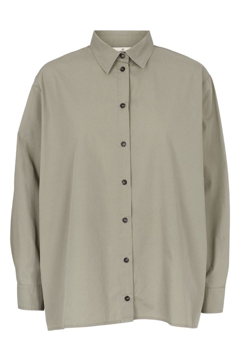 Basic Apparel - Skjorte - Vilde Loose Shirt - Dried sage