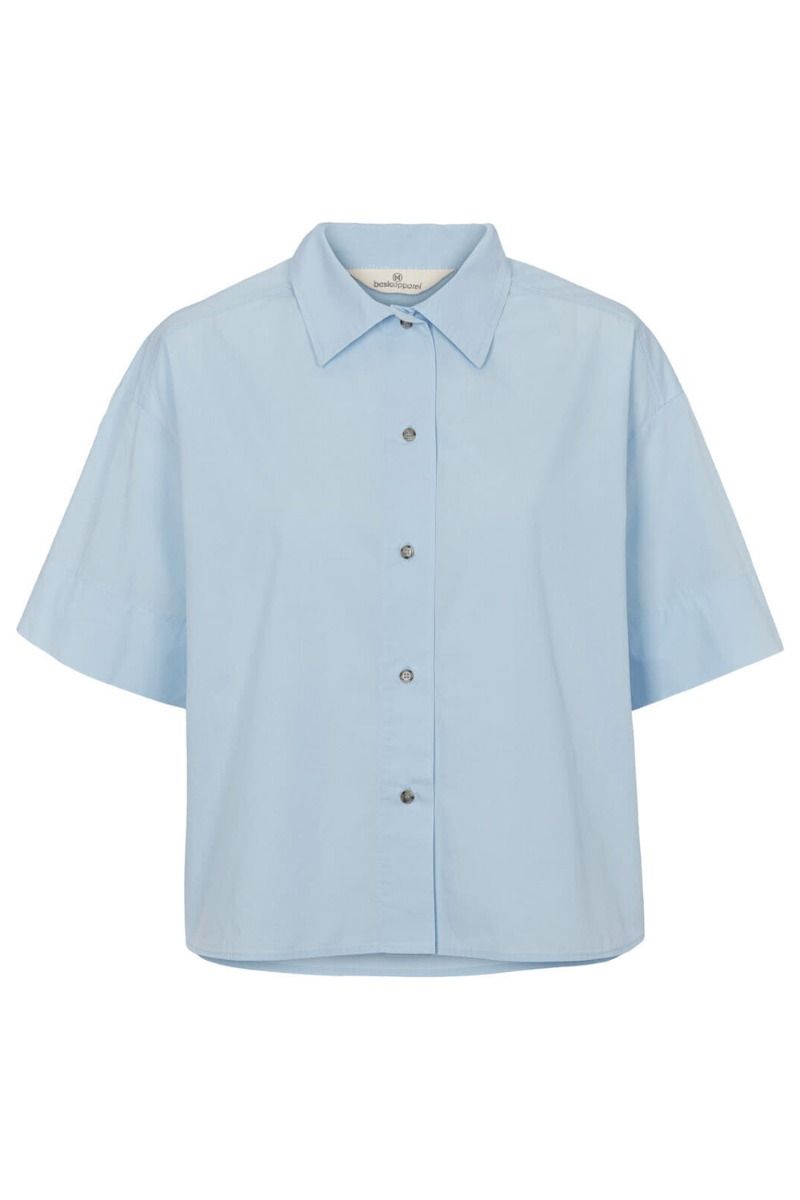 Basic Apparel - Skjorte - Vilde SS Shirt - Cashmere Blue