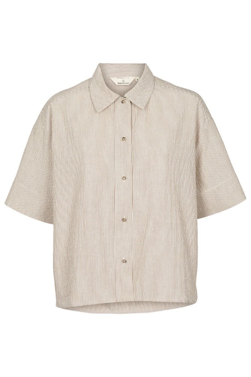 Basic Apparel - Skjorte - Vilde SS Shirt - Chipmunk