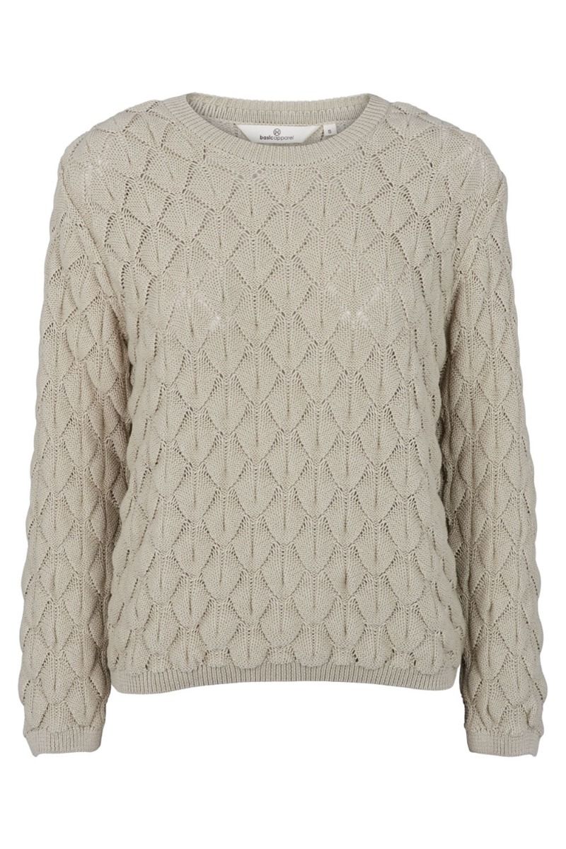 Basic Apparel - Strik - Milla Sweater - Moss Gray