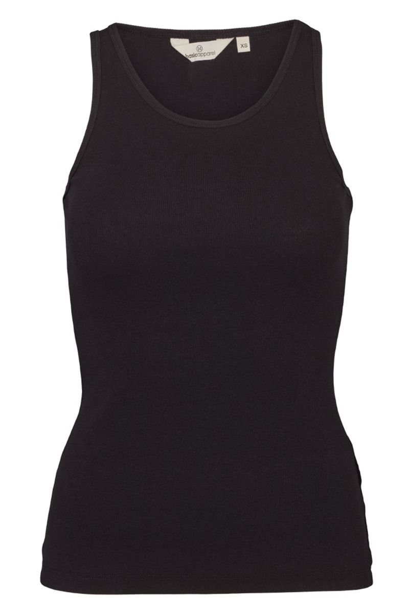 Basic Apparel - Top - Ludmilla Tank - Black