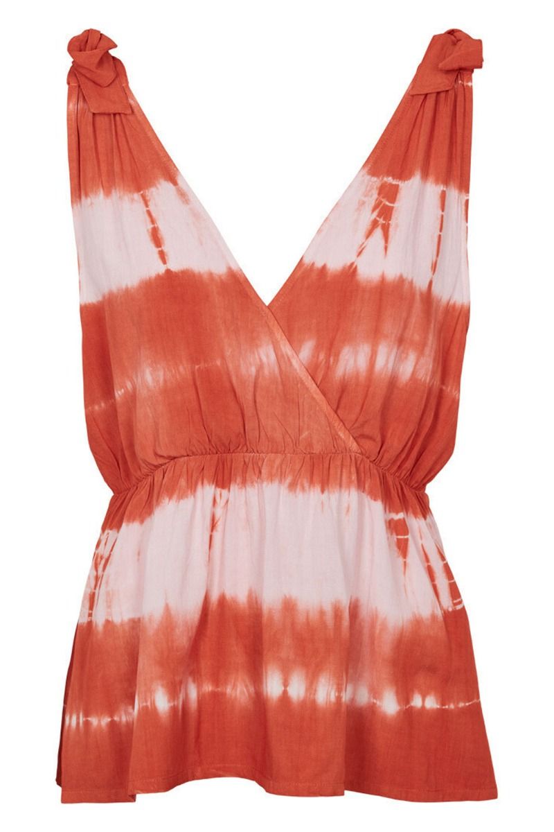 Basic Apparel - Top - Orchid Top - Tie Dye Dusted Clay/Pink Chalk