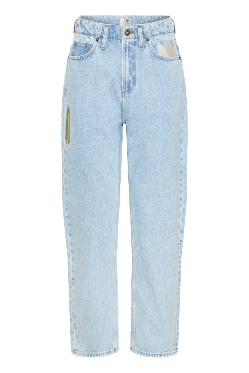 Ichi - Jeans - Bauve - Light blue washed
