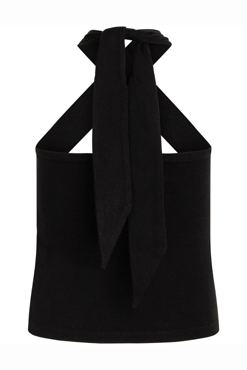 Bruuns Bazaar - Top - Katy Rib Katja Top - Black