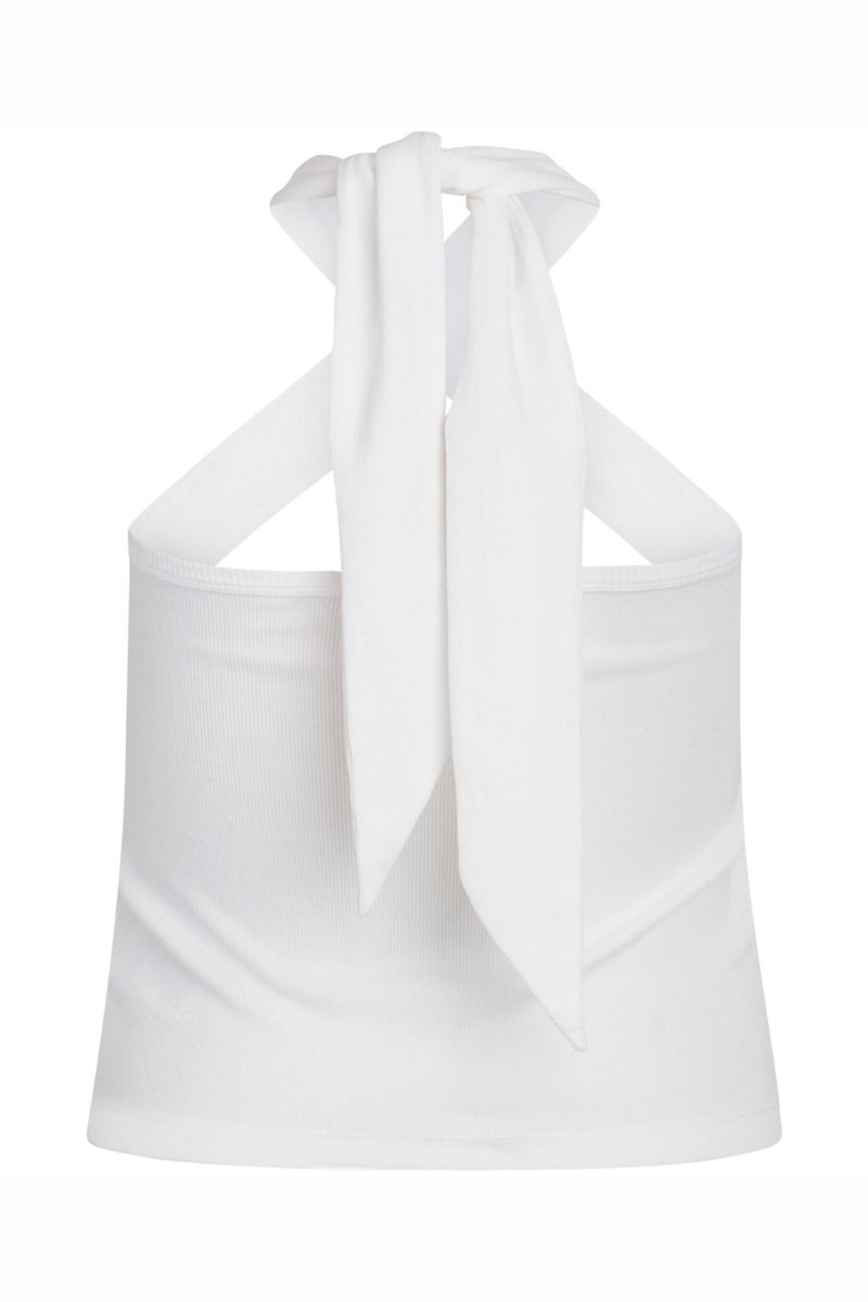 Bruuns Bazaar - Top - Katy Rib Katja Top - White