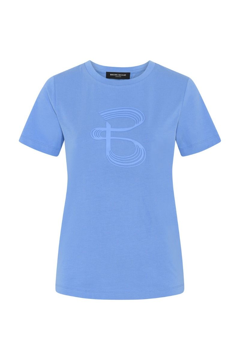 Bruuns Bazaar - T-shirt - AlnusBBRuba tee - Cornflower blue