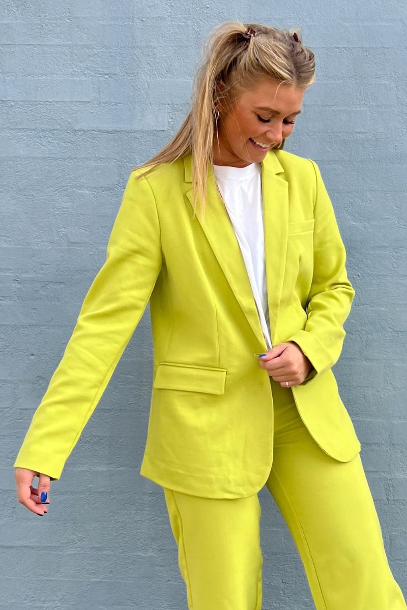Y.A.S - Blazer - Apple LS Blazer - Apple Green