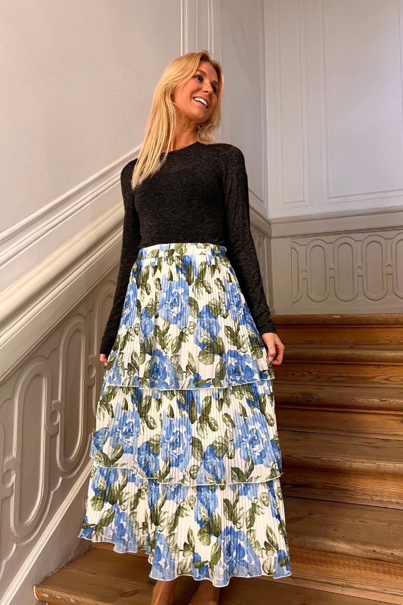 Y.A.S - Nederdel - Tensia HW Long Skirt - D2D Birch