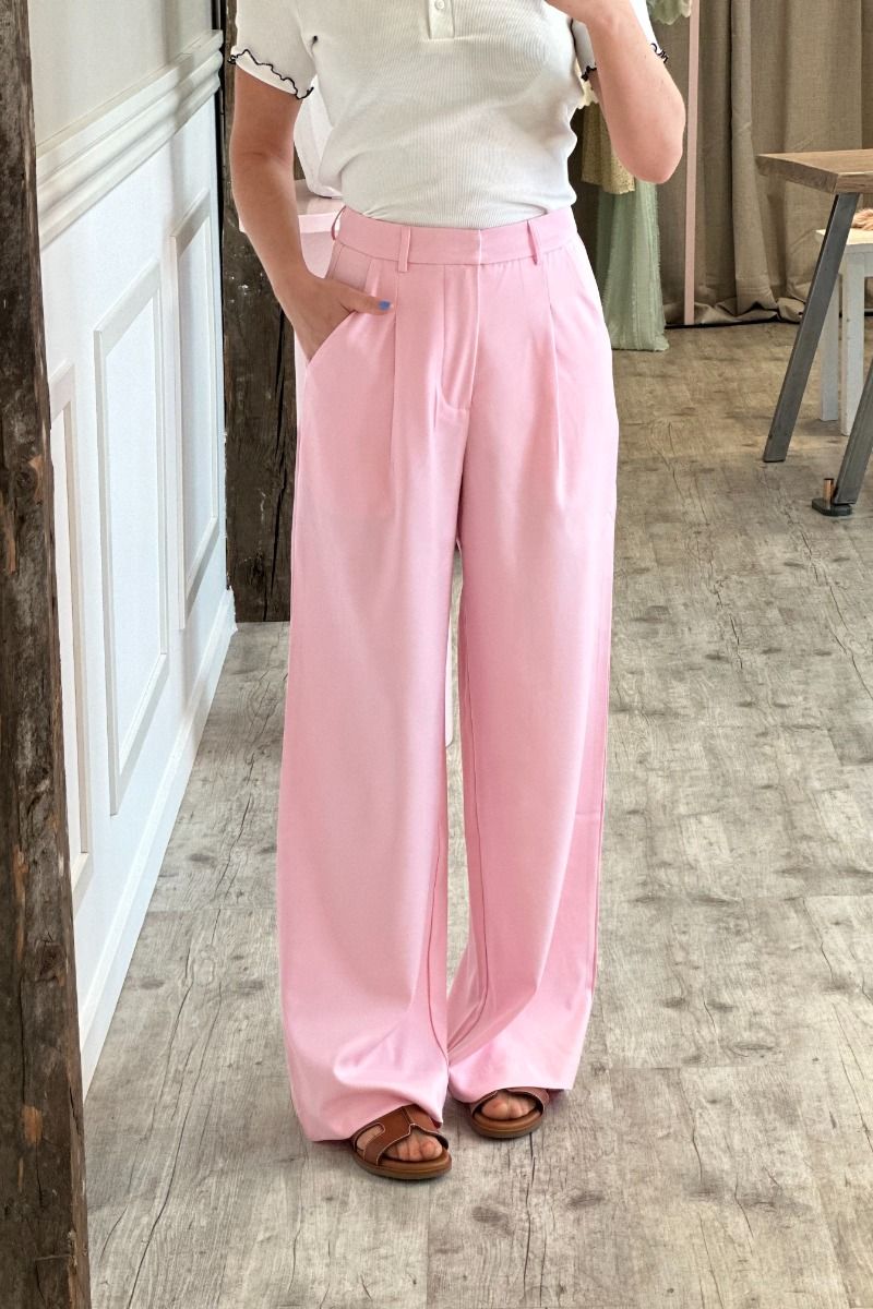 Sisters Point - Bukser - GREAT-PA - Baby Pink