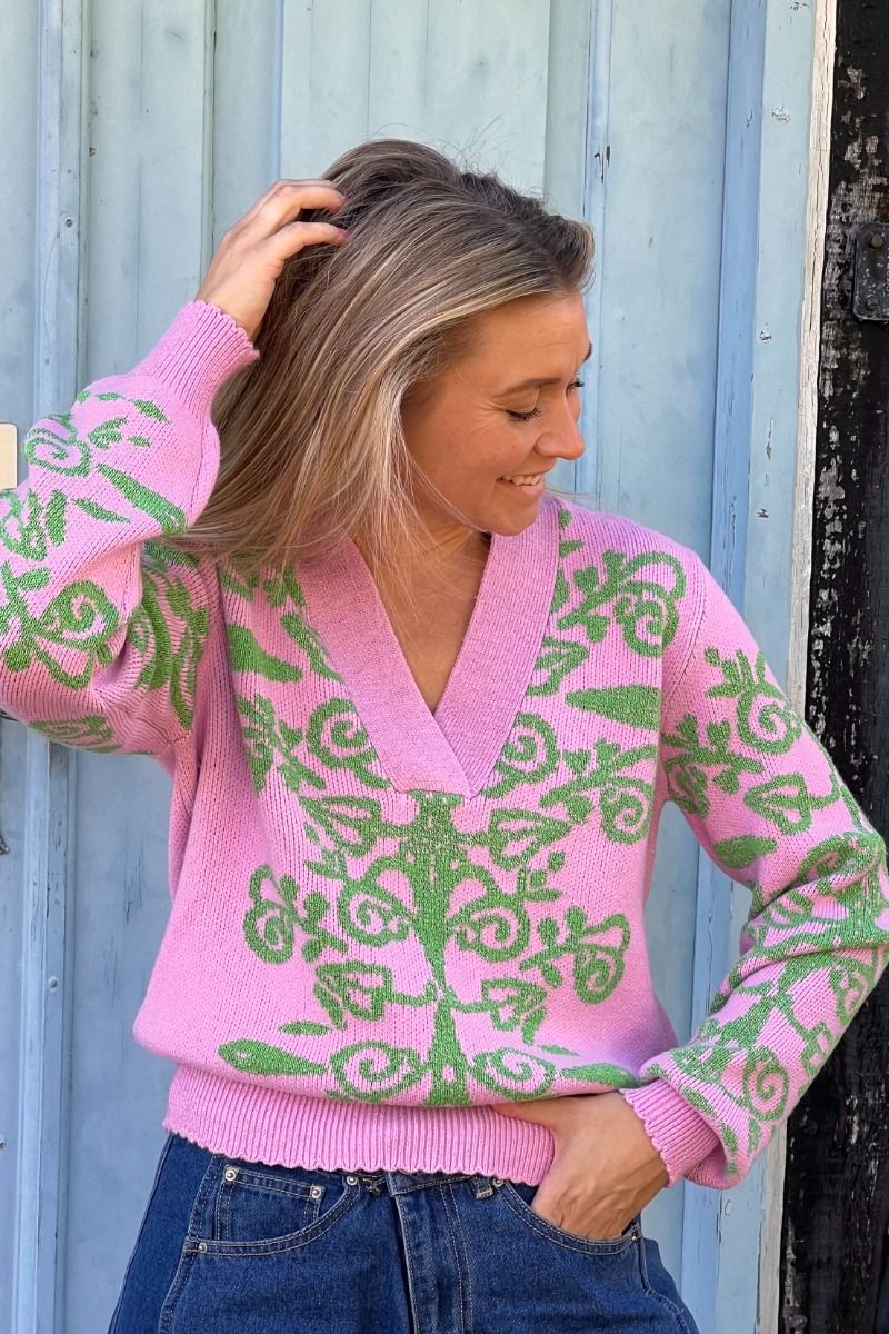 Nümph - Strik -Seida Pullover - Lilac Sachet 