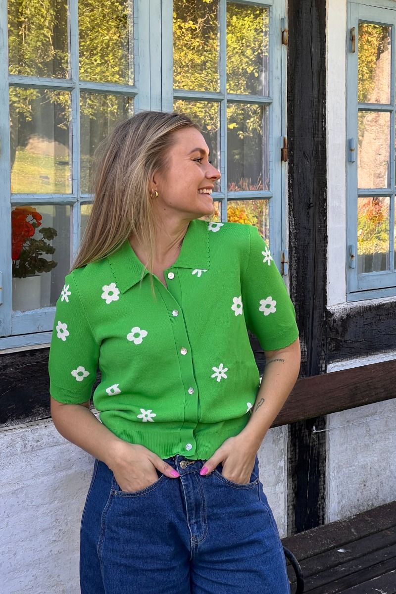 Nümph - Cardigan - Margitta Cardigan - Vibrant Green