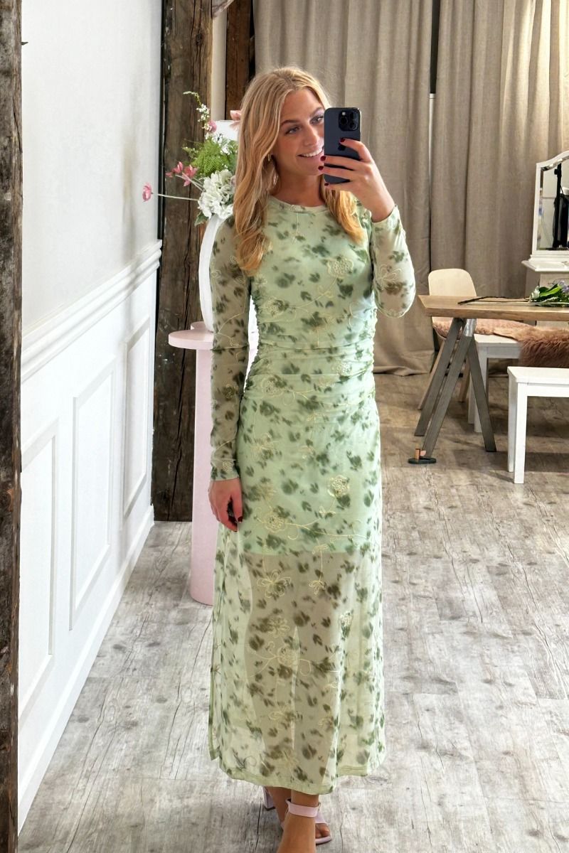 A-View - Kjole - Naja Dress - Light Green