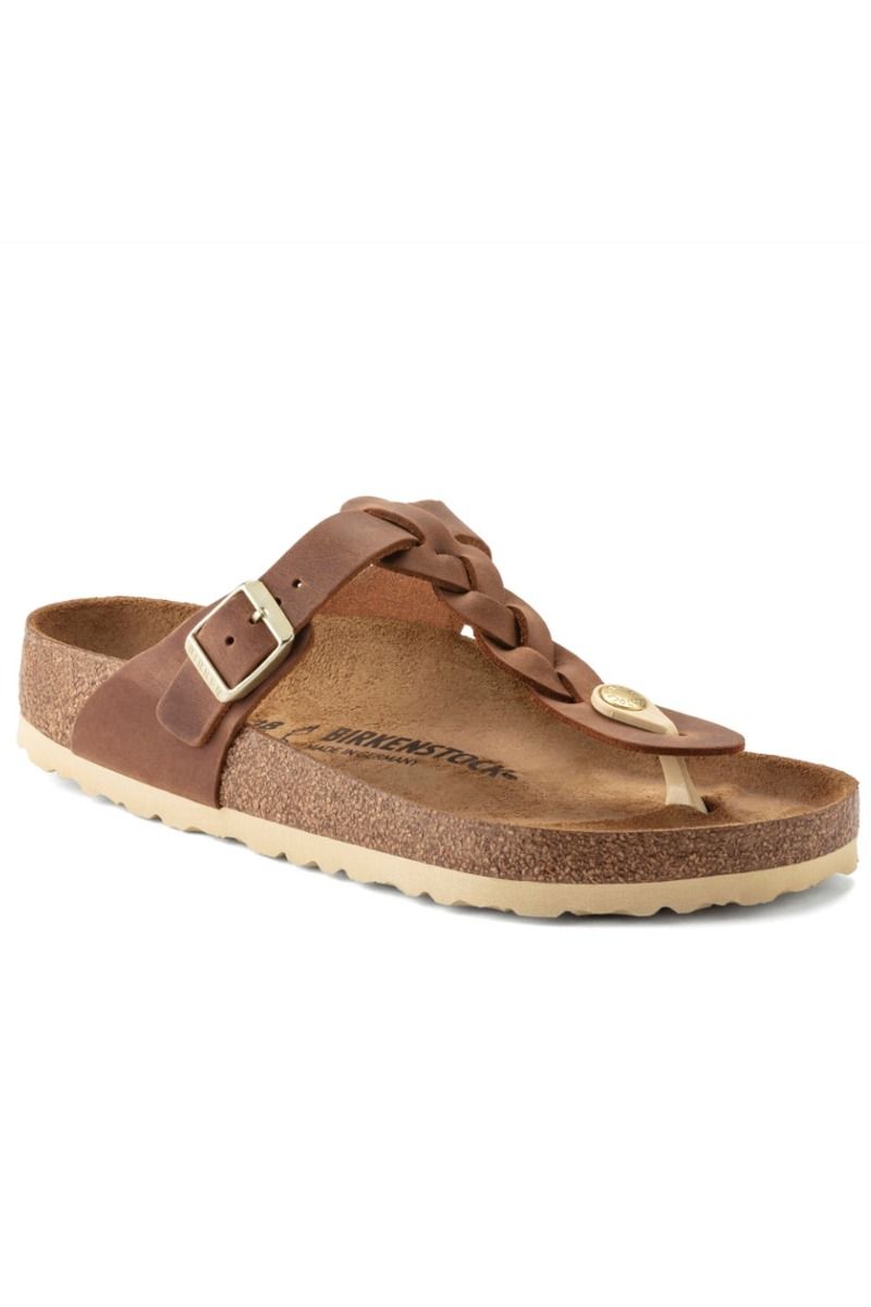 Birkenstock - Sandal - Gizeh Oiled Leather - Cognac