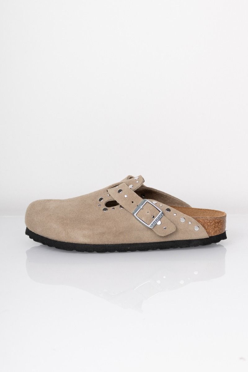 Birkenstock - Sko - Boston Rivet LEVE - Taupe