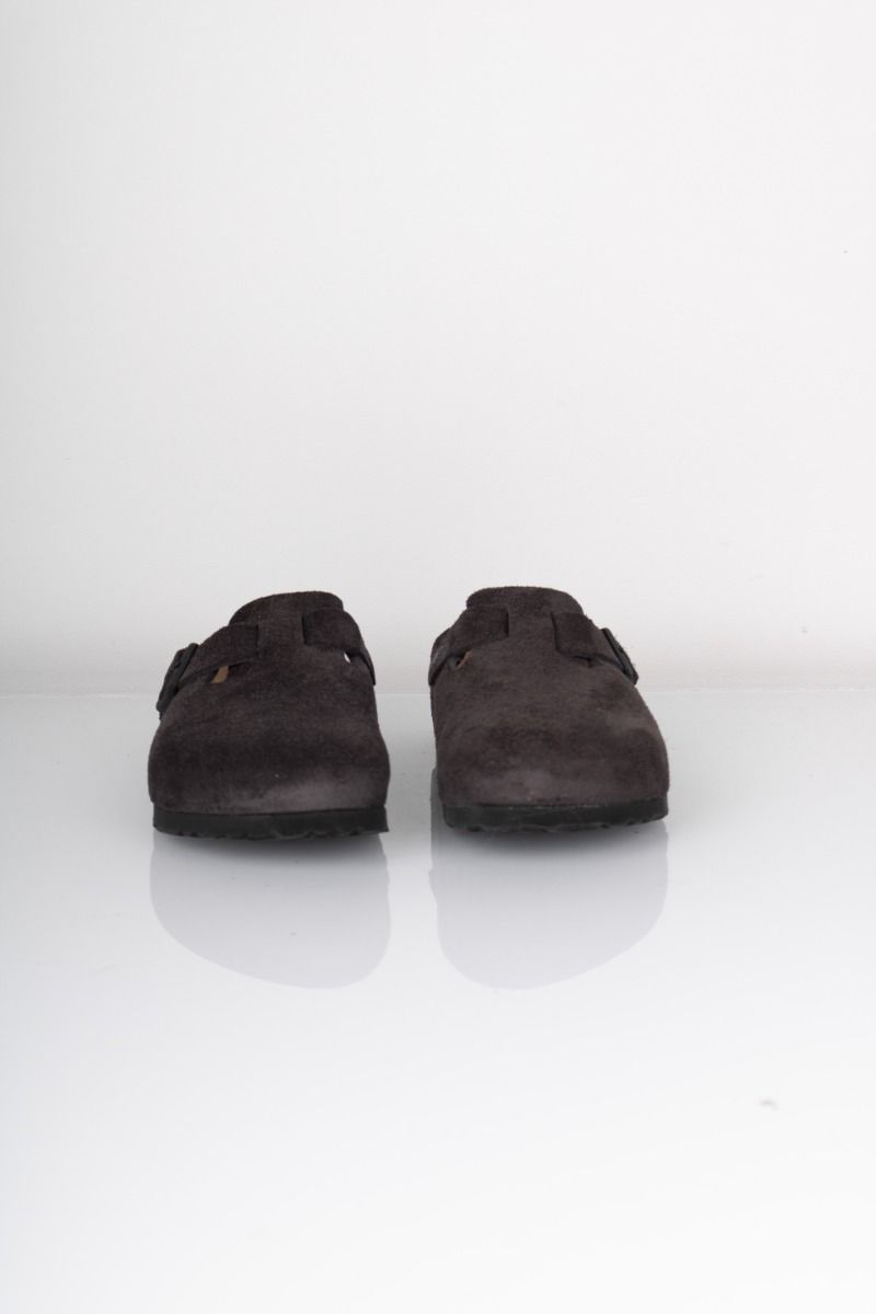 Birkenstock - Sko - Boston Suede Leather - Velvet grey