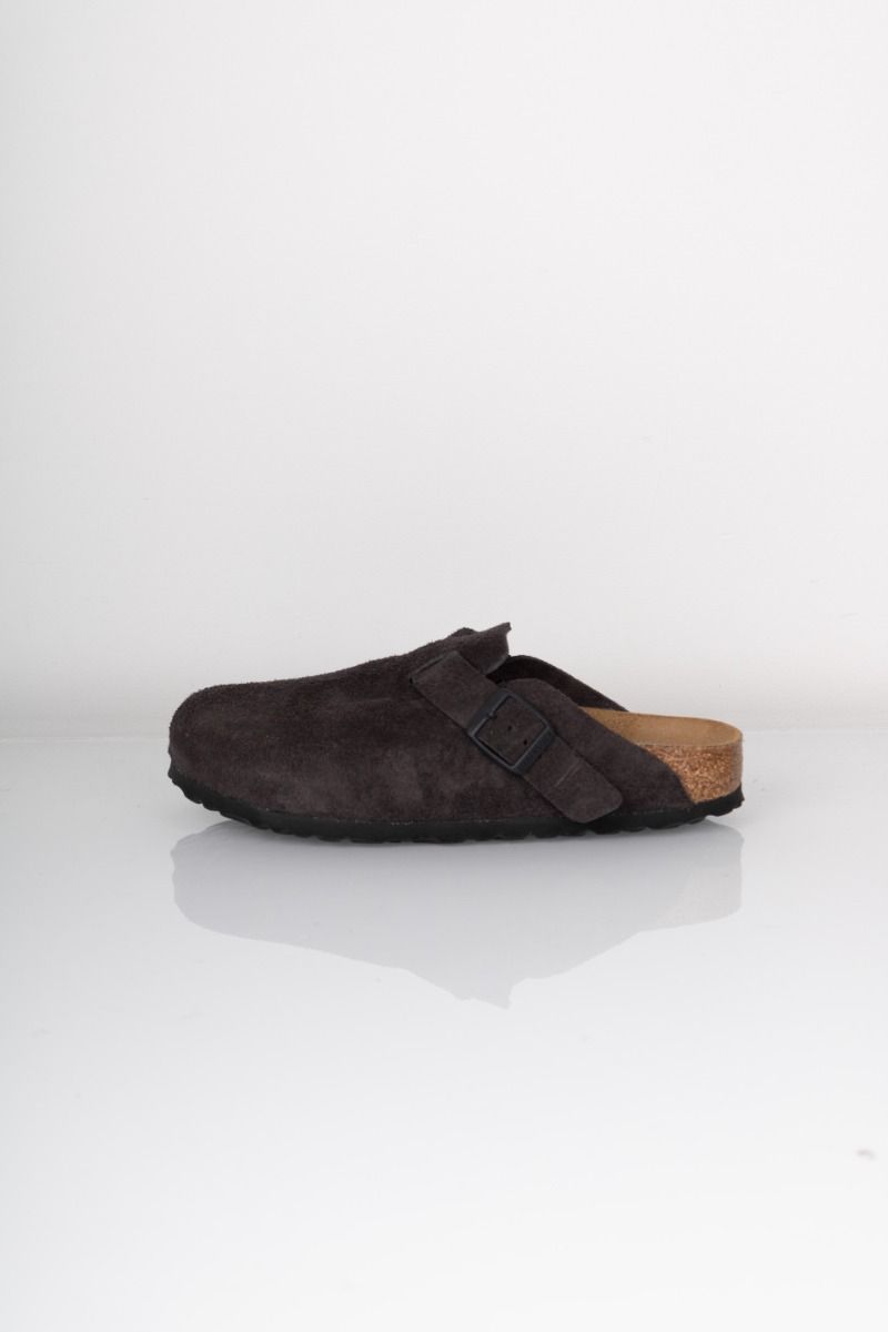 Birkenstock - Sko - Boston Suede Leather - Velvet grey
