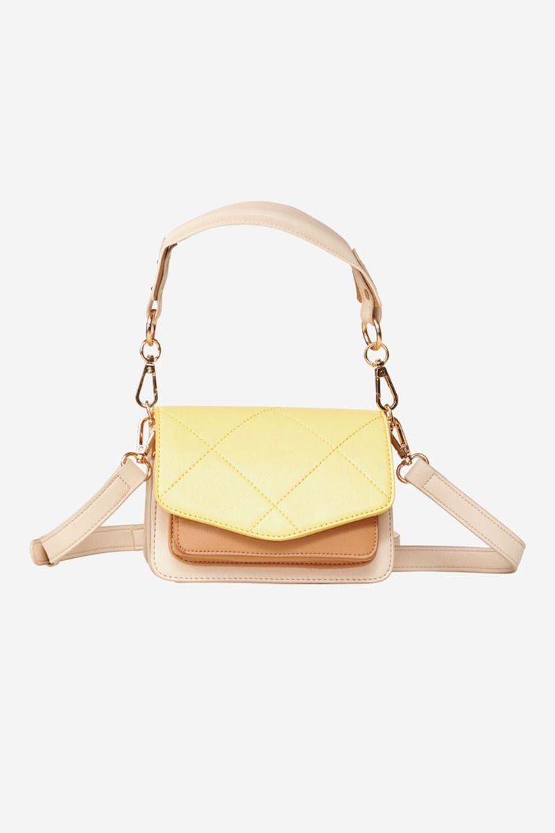 Noella - Taske - Blanca Multi Small Bag - Yellow/nude/drk.Nude