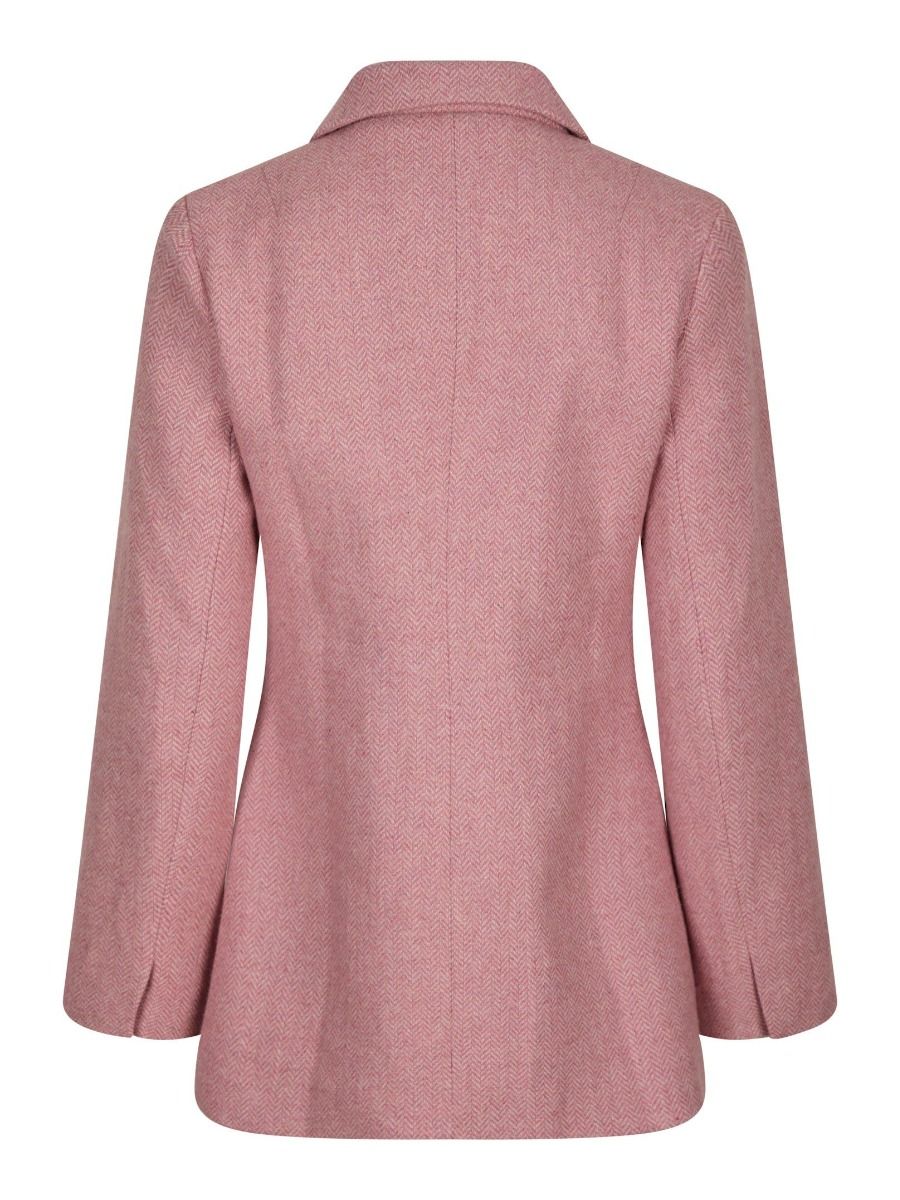Neo Noir - Blazer - Bowie Herringbone Blazer - Light pink