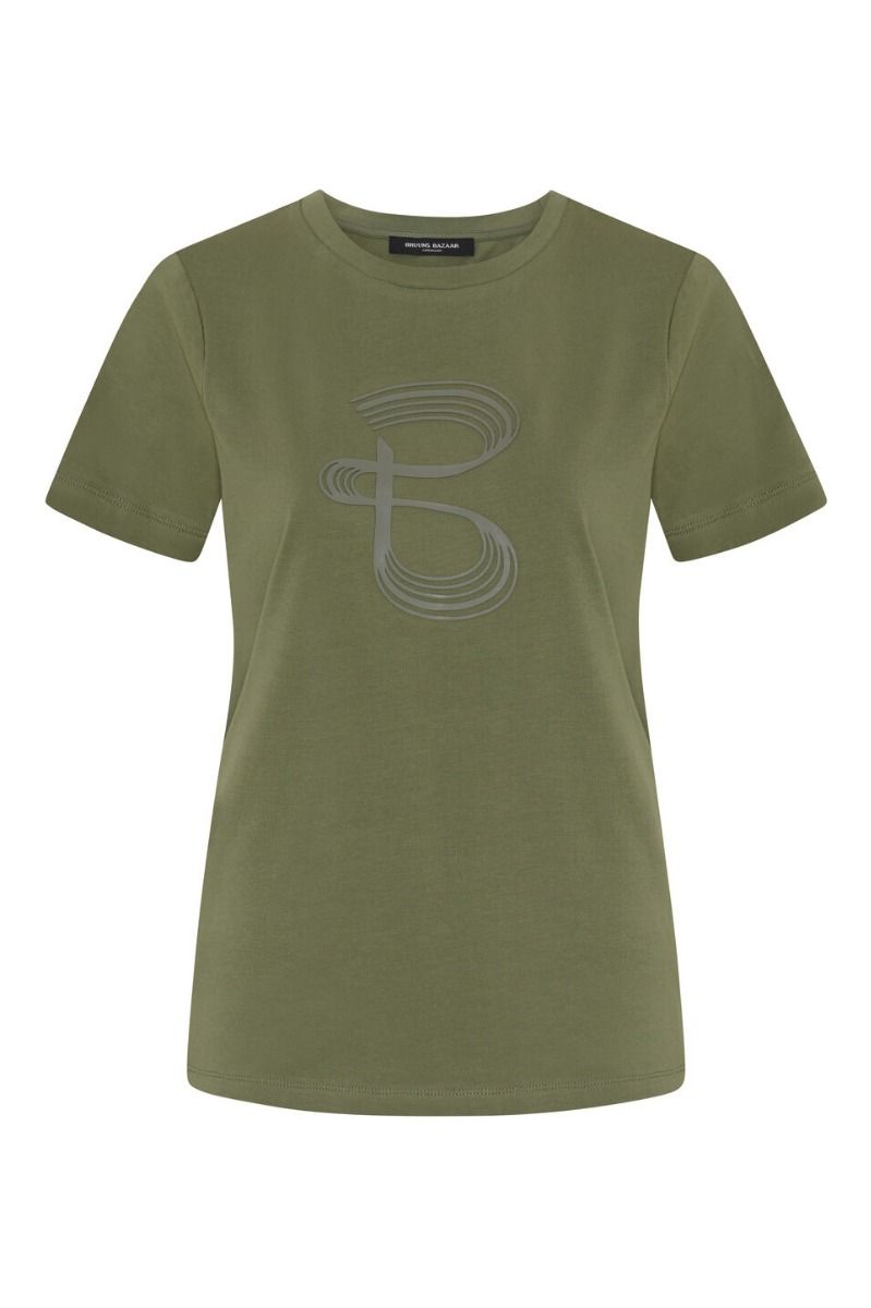 Bruuns Bazaar - T-shirt - AlnusBBRuba tee - Deep Olive