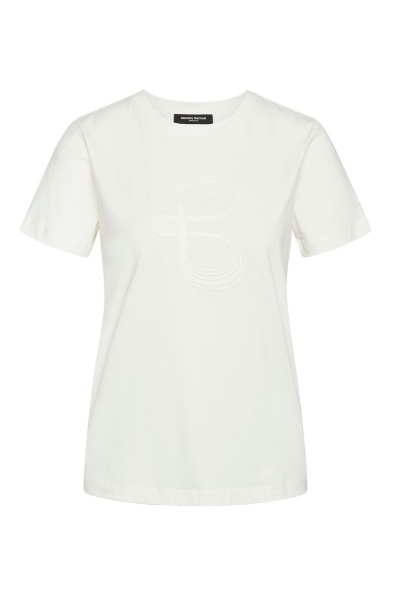 Bruuns Bazaar - T-shirt - AlnusBBRuba tee - White