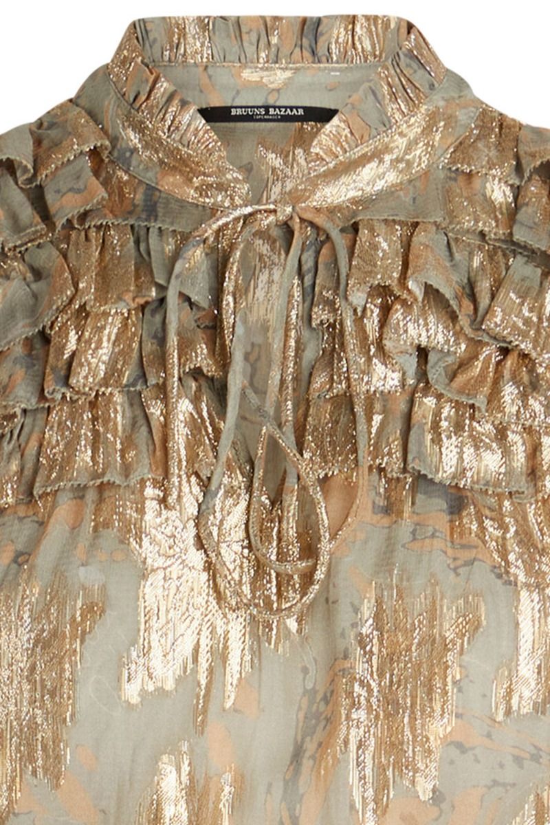 Bruuns Bazaar - Bluse - Hollyhock Betty Blouse - Marble