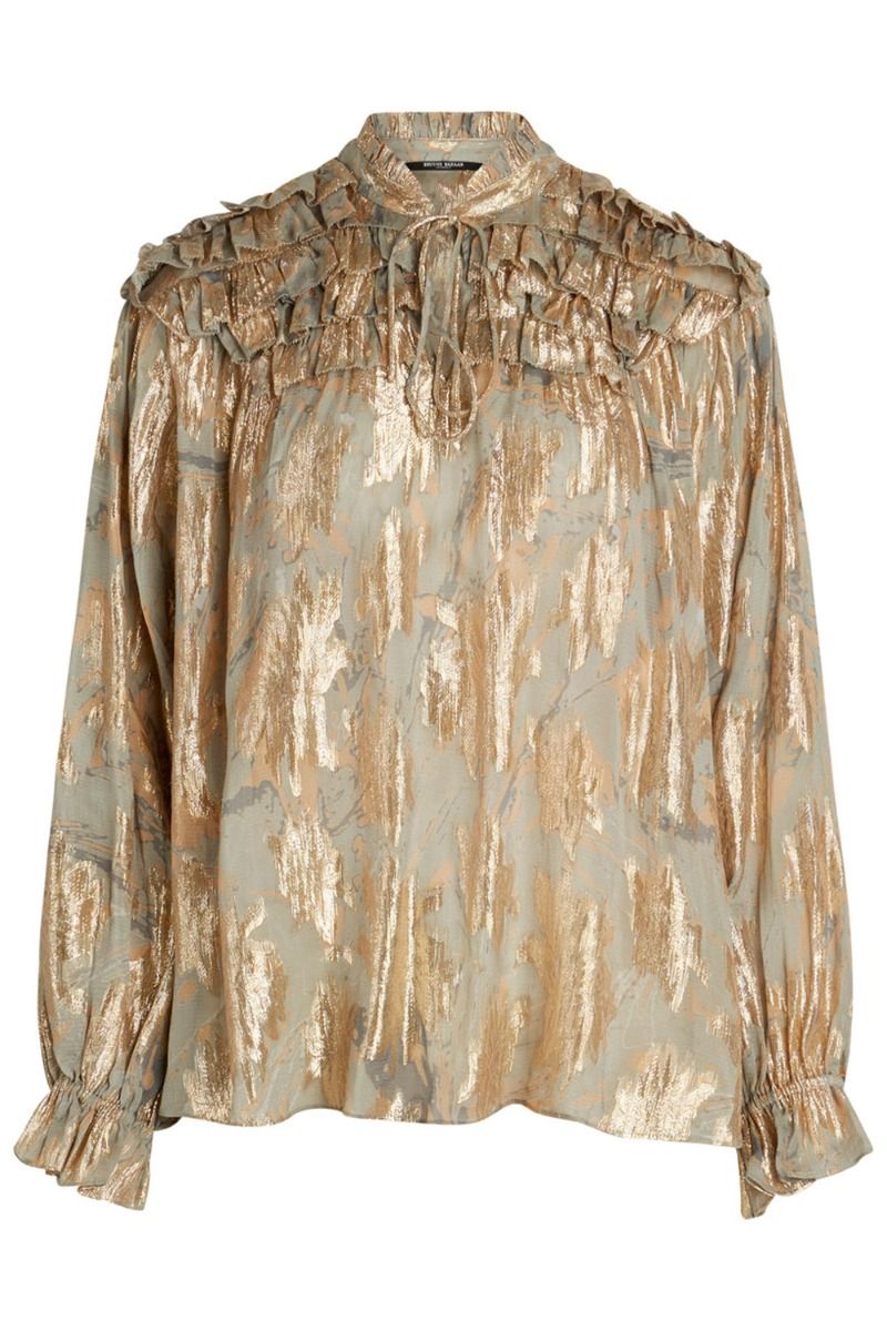 Bruuns Bazaar - Bluse - Hollyhock Betty Blouse - Marble