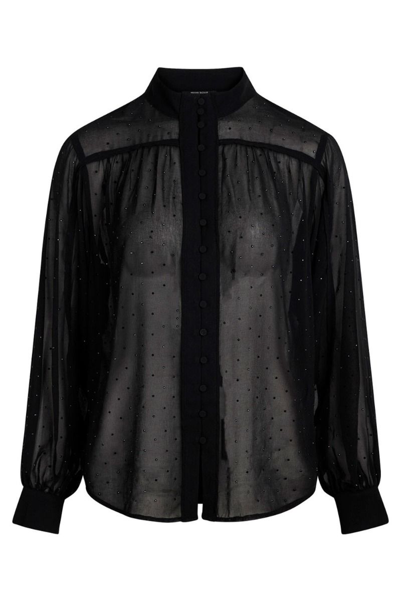 Bruuns Bazaar - Bluse - Impatiens Magdalia Shirt - Black