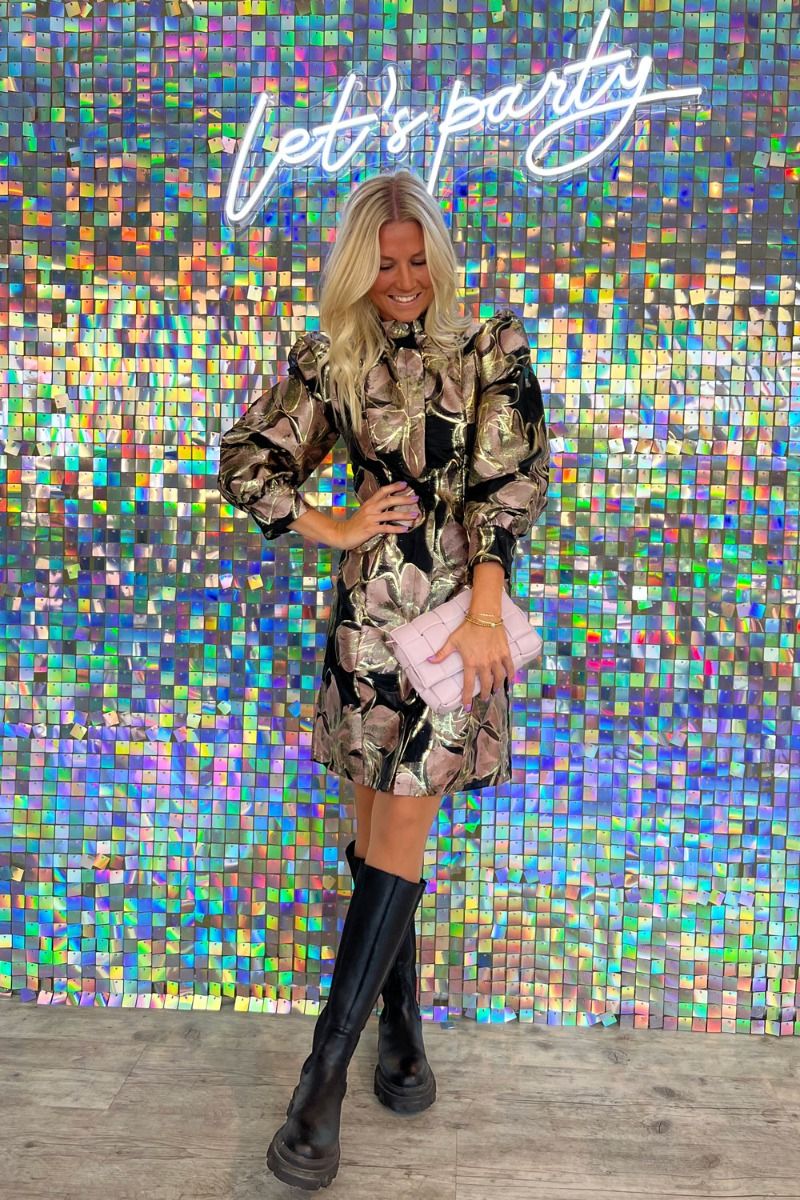 Bruuns Bazaar - Kjole - Crocus Brooklyn Dress - Dark Rose