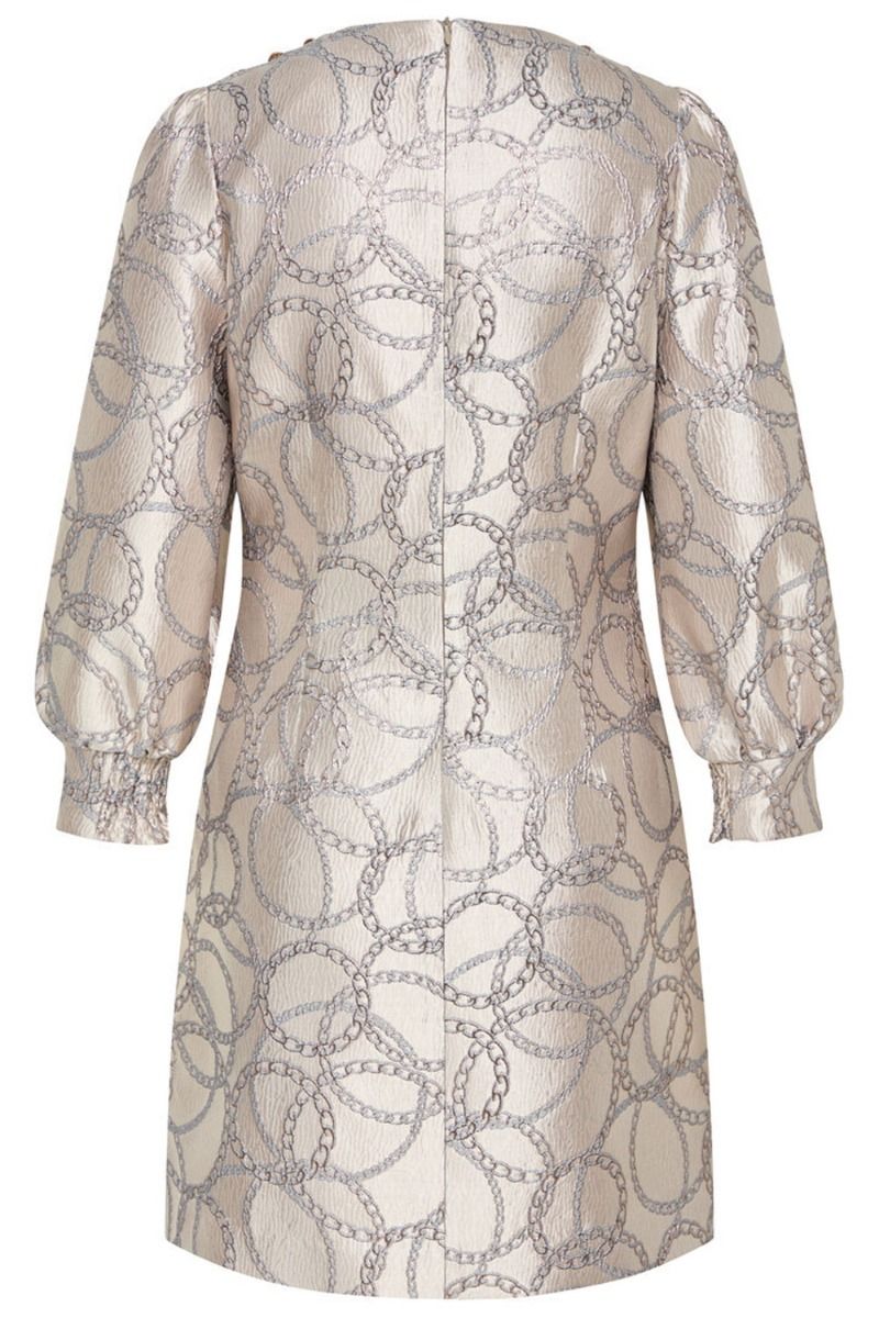 Bruuns Bazaar - Kjole - Dindle Kela Dress - Beige Chain