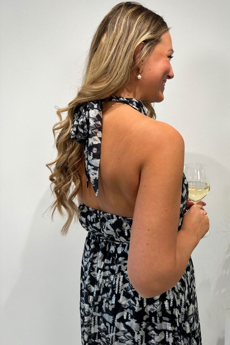 Bruuns Bazaar - Kjole - Geranium Fifi - Black Print