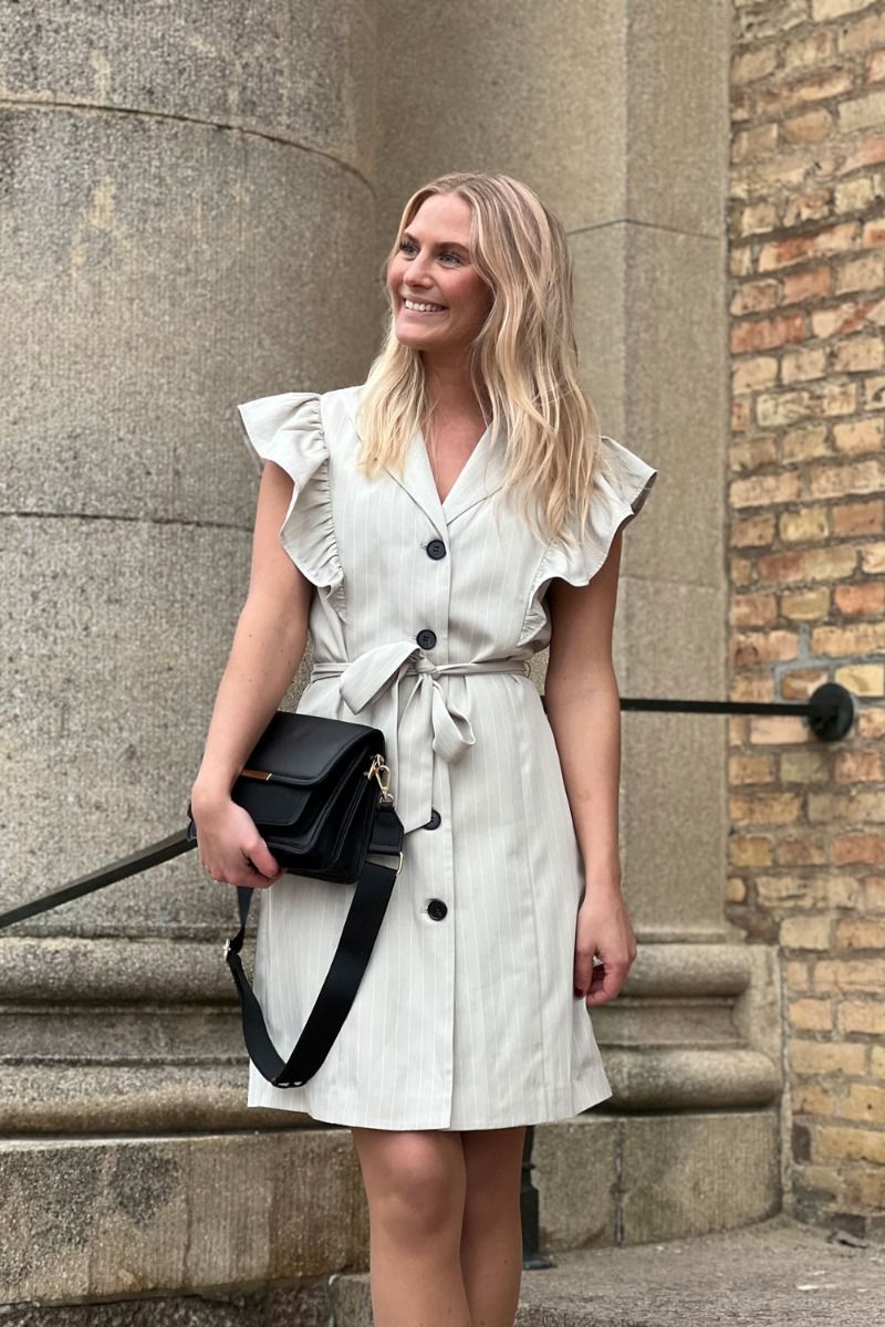 Bruuns Bazaar - Kjole - PinBB Mikala Dress - Beige