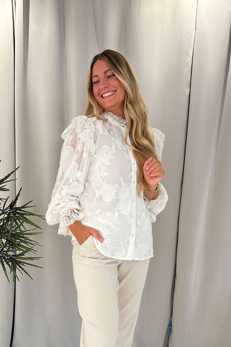 Bruuns Bazaar - Skjorte - Antha Caro - White 